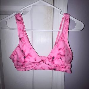 Pink Tie Dye Bikini Set